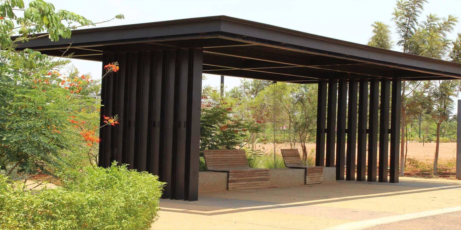 plotted development near international airport